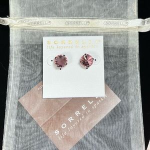 Sorrelli Round Crystal Stud Earrings